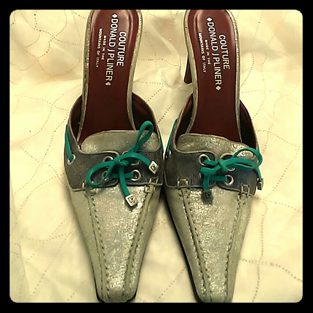 Donald J Pliner Couture Lake Mules Size 7